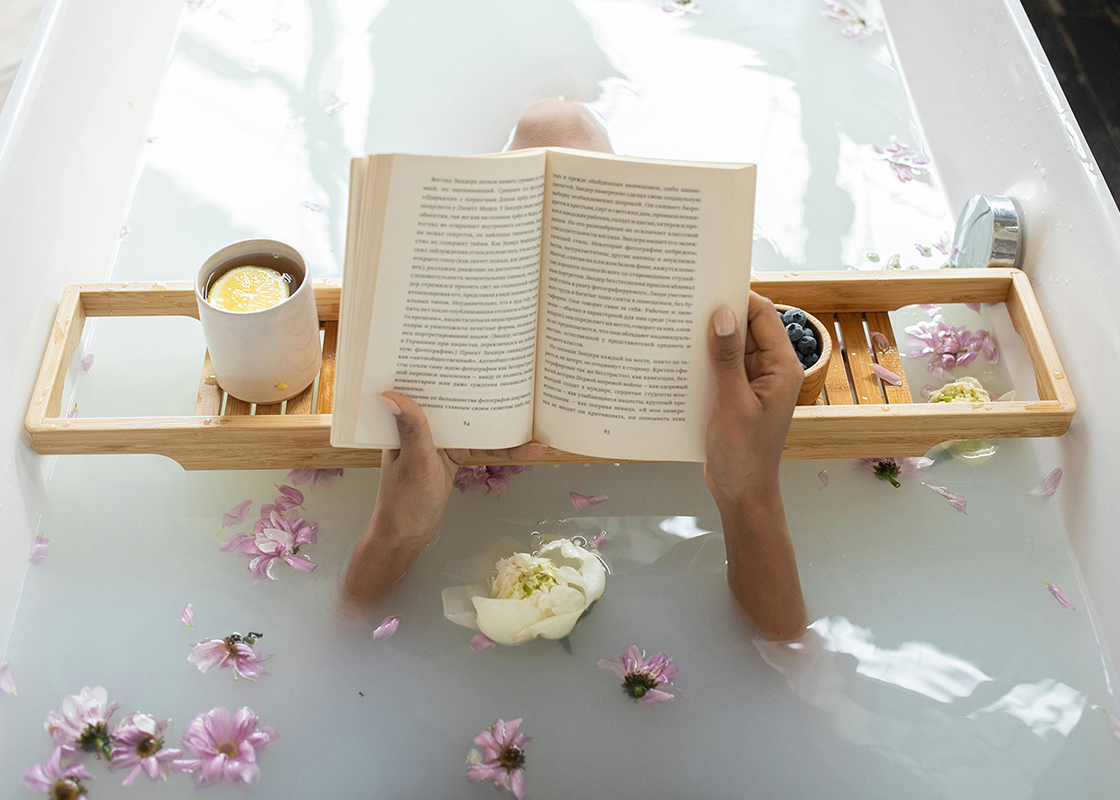 Un bon bain relaxant