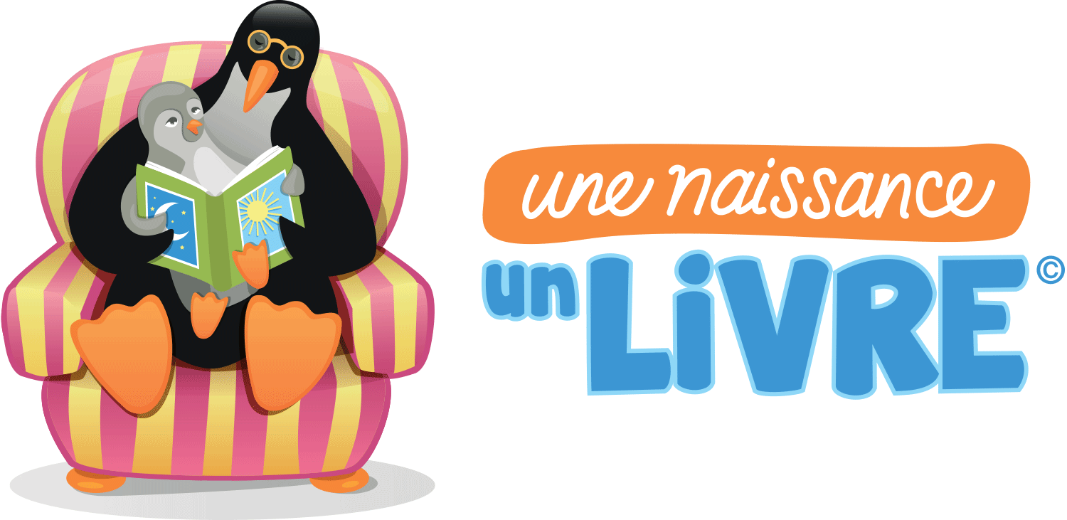 logo une naissance, un livre